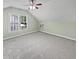 Spacious bedroom with carpet flooring, bright window, and a ceiling fan at 932 Portabella Ln, Charleston, SC 29412