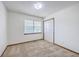 Bedroom with neutral carpet, ceiling fan, window, and closet at 100 Cicero Ct, Goose Creek, SC 29445