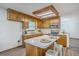 Spacious kitchen featuring an island with seating and stainless steel appliances at 100 Cicero Ct, Goose Creek, SC 29445