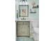 Charming bathroom with gray vanity, neutral walls, and decorative nautical accents at 103 Trimley Ct, Goose Creek, SC 29445