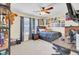 Eclectic bedroom with personal touches, a desk, and playful decor at 103 Trimley Ct, Goose Creek, SC 29445