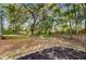 Spacious backyard with mature trees and partial fencing at 1102 N Shadow Dr, Mount Pleasant, SC 29464