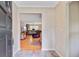 Inviting entryway flowing into the spacious living room with hardwood flooring and natural light at 1102 N Shadow Dr, Mount Pleasant, SC 29464