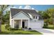 Charming single-Gathering home featuring a covered porch, attached garage, and landscaped front yard at 115 Lefton Lndg, Summerville, SC 29485
