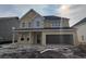 New two-story home featuring a spacious two-car garage and unfinished landscaping at 119 Crosscut Ln, Summerville, SC 29486