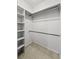 A walk-in closet featuring multiple shelves and rails, and vinyl flooring at 119 Scottswood Dr, North Charleston, SC 29418