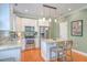 Modern kitchen with white cabinets, granite countertops, and stainless steel appliances, perfect for cooking at 1338 Addykay Pl, North Charleston, SC 29406
