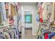 Spacious walk-in closet with ample shelving and storage for organization at 1338 Addykay Pl, North Charleston, SC 29406