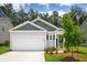 Charming one-story home features a gray exterior, attached garage, and a well-manicured lawn at 139 Sunray Ln, Summerville, SC 29486
