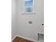Bright laundry hookups with a window, ready for appliances at 139 Sunray Ln, Summerville, SC 29486