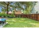 Large backyard with manicured lawn, perfect for outdoor activities and entertaining at 1422 Iroquois St, North Charleston, SC 29405