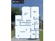 Second floor plan featuring bedrooms, closets, and bathrooms at 1422 Iroquois St, North Charleston, SC 29405