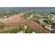 Aerial view featuring a beautiful home surrounded by lush greenery at 160 Palm Cove Way, Mount Pleasant, SC 29466