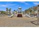 Community playground featuring a slide and climbing structure at 1714 Fort Palmetto Cir, Mount Pleasant, SC 29466