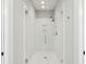 A seamless glass shower enclosure with subway tile at 1714 Fort Palmetto Cir, Mount Pleasant, SC 29466