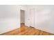 This bedroom boasts hardwood floors and white trim, creating a clean and inviting space at 1833 St Julian Dr, Charleston, SC 29407