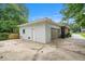 Detached two car garage with extra space on a concrete pad at 1833 St Julian Dr, Charleston, SC 29407