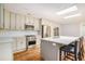Kitchen features island, stainless steel appliances, and open layout at 1833 St Julian Dr, Charleston, SC 29407