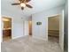 This bedroom boasts an ensuite bathroom and a walk-in closet at 2000 Belle Isle Ave # 204, Mount Pleasant, SC 29464