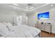 Bedroom with a flat screen tv and a view into another bathroom space at 2040 Shell Ring Cir, Mount Pleasant, SC 29466