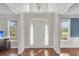 Bright foyer features hardwood floors, natural light, and a welcoming ambiance at 2720 Oak Manor Dr, Mount Pleasant, SC 29466