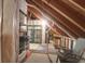 Finished attic space offering storage and possibilities for expansion with exposed rafters at 2791 Gaston Gate, Mount Pleasant, SC 29466