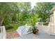 Expansive backyard featuring a beautifully landscaped yard, patio and mature trees at 2791 Gaston Gate, Mount Pleasant, SC 29466