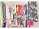 Walk-in closet features wire shelving and hanging rods, providing ample storage space for clothing and accessories at 2791 Gaston Gate, Mount Pleasant, SC 29466