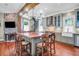 Spacious eat-in kitchen with a large central island and stainless steel appliances at 29 Smith St, Charleston, SC 29401