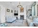 Cozy living room offers a fireplace and comfortable seating arrangement for relaxation at 29 Smith St, Charleston, SC 29401