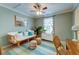 Stylish bedroom featuring a daybed, colorful rug, and bright decor at 314 Freeland Way, Moncks Corner, SC 29461