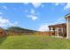 Large backyard with an outside grill and a wooden fence with a great view of the treeline at 470 Sanctuary Park Dr, Summerville, SC 29486