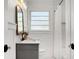 Bathroom featuring a modern vanity and a shower/tub with white subway tiles at 5259 Hartford Cir, North Charleston, SC 29405