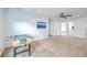 Spacious game room features neutral carpet and a foosball table perfect for entertainment at 531 Crossland Dr, Moncks Corner, SC 29461