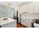 Modern kitchen with stainless steel appliances, white cabinets, and a sleek countertop with an undermount sink at 66 Darlington Ave, Charleston, SC 29403