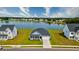 Charming blue home with a covered porch and scenic lake view at 6972 Pumpkinseed Dr, Johns Island, SC 29455