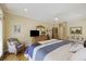 Comfortable main bedroom featuring plush furnishings, a ceiling fan, and ample natural light at 7879 Gull Bay Dr, Awendaw, SC 29429