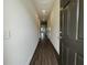 Entry hallway with luxury vinyl plank flooring, neutral paint, and recessed lighting at 913 Dusk Dr, Summerville, SC 29486