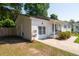 Exterior view with white brick and charming curb appeal at 1107 S Shadow Dr, Mount Pleasant, SC 29464
