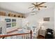 Bright living room boasts a mini-split system, and upper storage, with a cozy seating arrangement at 1107 S Shadow Dr, Mount Pleasant, SC 29464