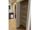 Pantry offers ample storage with wire shelving; the kitchen has stainless steel appliances at 126 Woodward Rd, Goose Creek, SC 29445