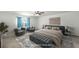 Comfortable bedroom featuring stylish furniture, a cozy rug, and serene decor at 1301 Wild Goose Trl, Summerville, SC 29483