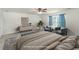 Comfortable bedroom featuring stylish furniture, a cozy rug, and serene decor at 1301 Wild Goose Trl, Summerville, SC 29483