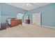 Bedroom features vaulted ceilings, a window seat, and a doorway that shows another room at 142 Maxwell Rd, Summerville, SC 29483