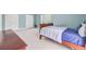 Bedroom with blue walls, carpet floors, closet, and nice furnishings that make it feel like home at 142 Maxwell Rd, Summerville, SC 29483