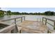 A picturesque dock view with wooden details provides a serene connection to the water at 1552 Harborsun Dr, Charleston, SC 29412