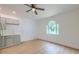 Room with gray cabinets and a window at 208 State St, Walterboro, SC 29488