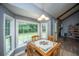 Cozy breakfast nook featuring bright windows and charming tile table top at 215 Bramblewood Dr, Summerville, SC 29485