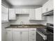 A bright kitchen with stainless steel appliances and modern countertops at 2174 Eleanor Dr, North Charleston, SC 29406