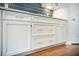 Close up of white cabinets with gold hardware at 224 Wappoo Trace Ln, Summerville, SC 29486